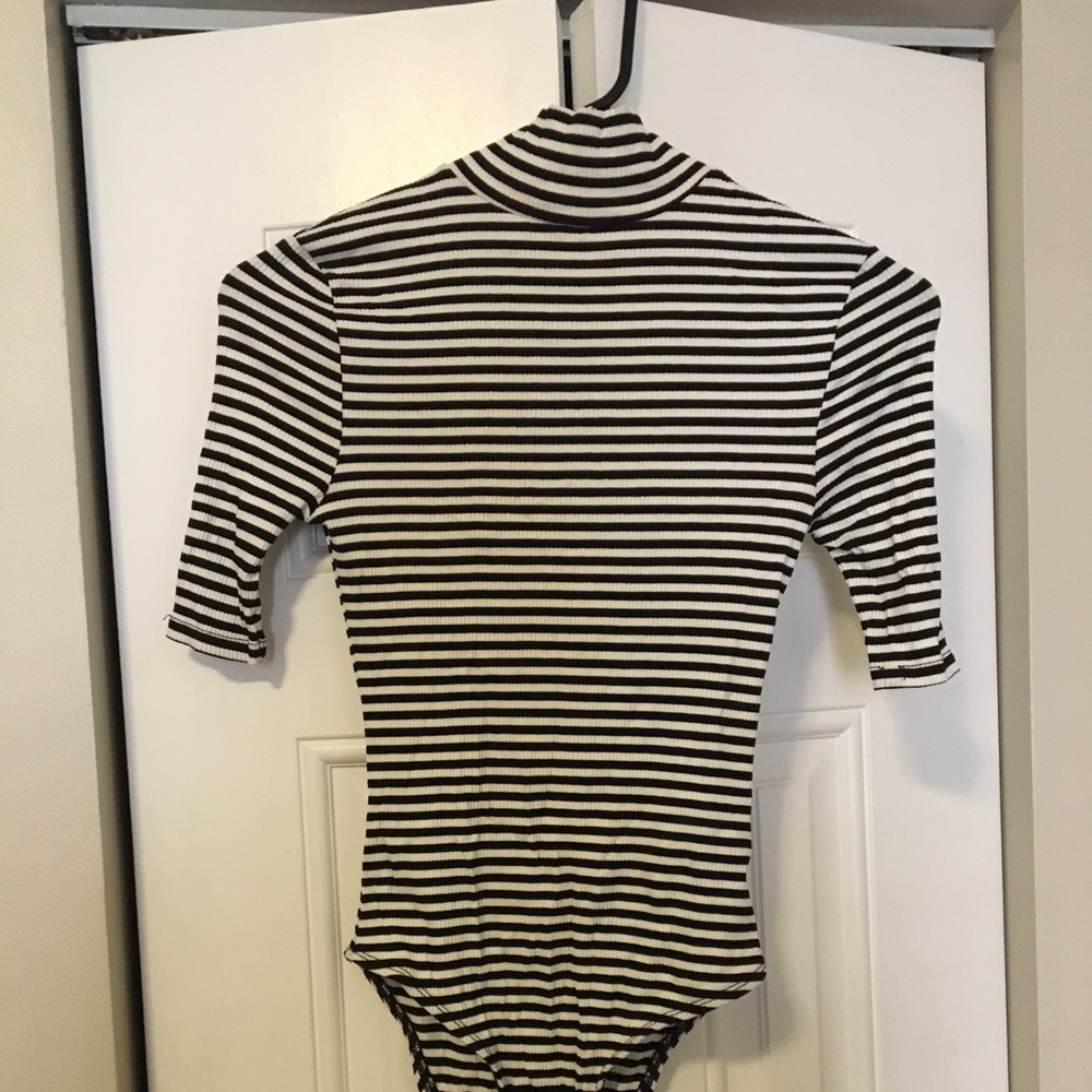 TOPSHOP Striped Bodysuit